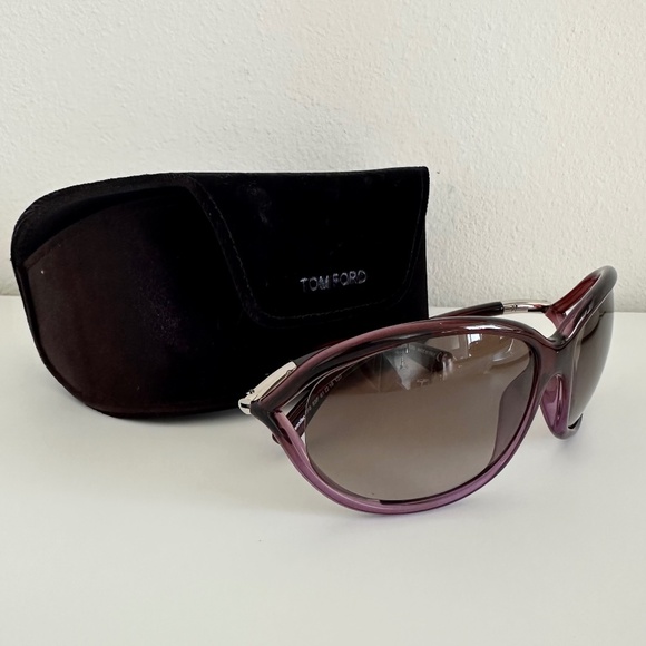 Tom Ford TF8 Jennifer Sunglasses - Purple 83F - Picture 2 of 12